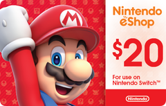 Nintendo $20 eGift $20 Gift Card