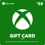Microsoft Xbox Cash $50 eGift $50 Gift Card