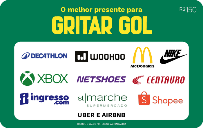 Gritar Gol R$150 - Digital