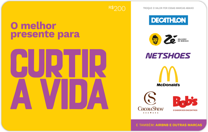 Curtir a Vida R$200 - Digital