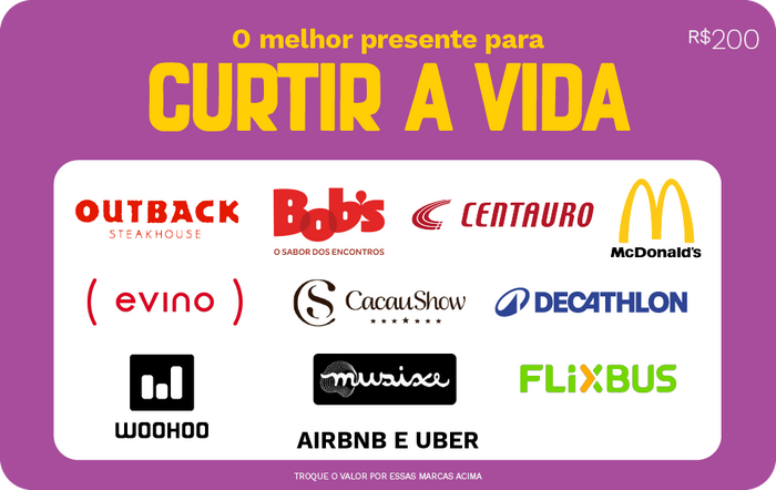 Curtir a Vida R$200 - Digital